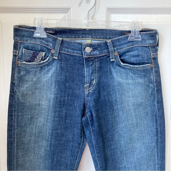 CITIZENS OF HUMANITY Big Sur Stretch Low Waist Flare Jeans #092 - Picture 3 of 9